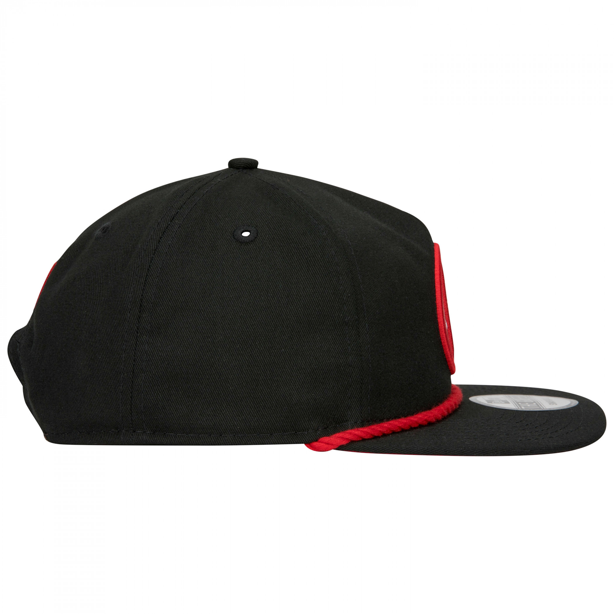 Deadpool Logo Black Colorway New Era Adjustable Golfer Rope Hat